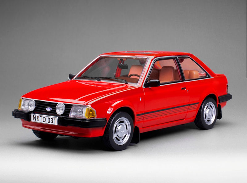 1:18 FORD Escort Mark III Ghia (1983), sunburst red - 5031