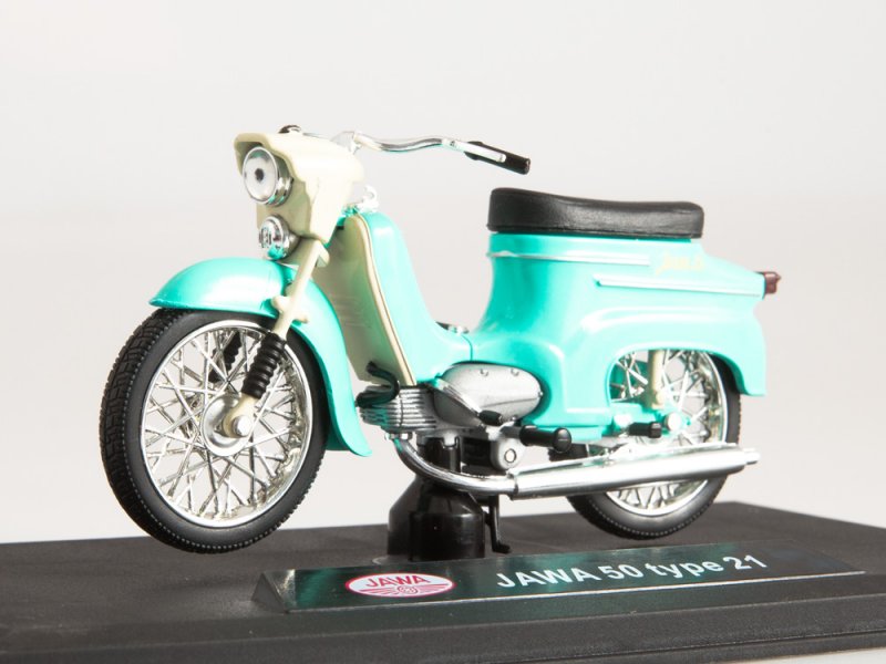 1:18 Мотоцикл Jawa 50 Pionyr type 21, 1967 - M-011K