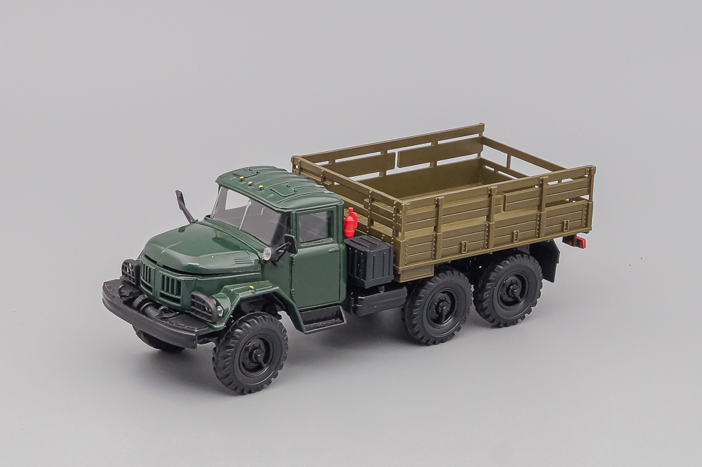1:43 ЗИL 131 бортовой (ранний выпуск), темно-зеленый / хаки - LOT01320-X1