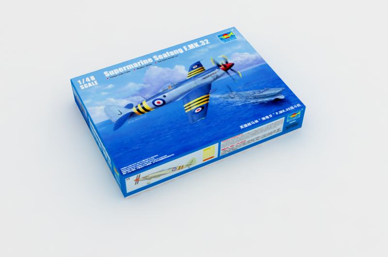 1:48 Сборная модель Британский истребитель Supermarine Seafang F.MK.32 - 02851