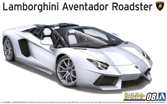 1:24 Сборная модель Lamborghini Aventador LP700-4 Roadster 12 - 05866