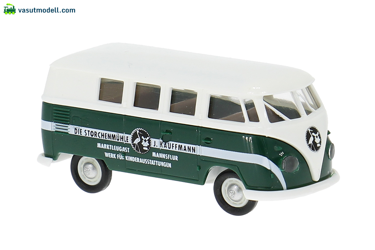 1:87 VOLKSWAGEN T1b Kombi Storchenmühle (1960), green / white - 31641