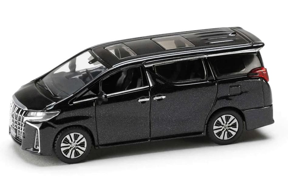 1:64 TOYOTA Alphard hybrid (h30w) with sun roof (2015), sparkling black pearl crystal shine - HJ645012AMBK