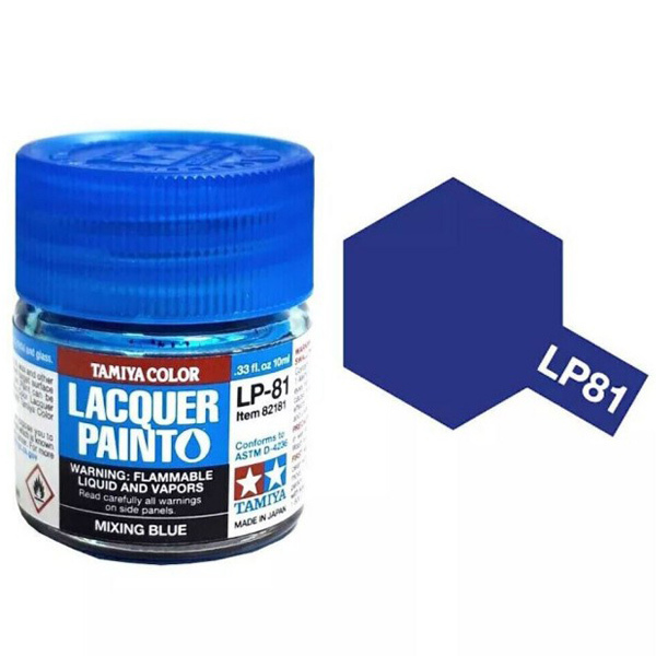 Краска лаковая LP-81 Mixing Blue, 10мл - 82181