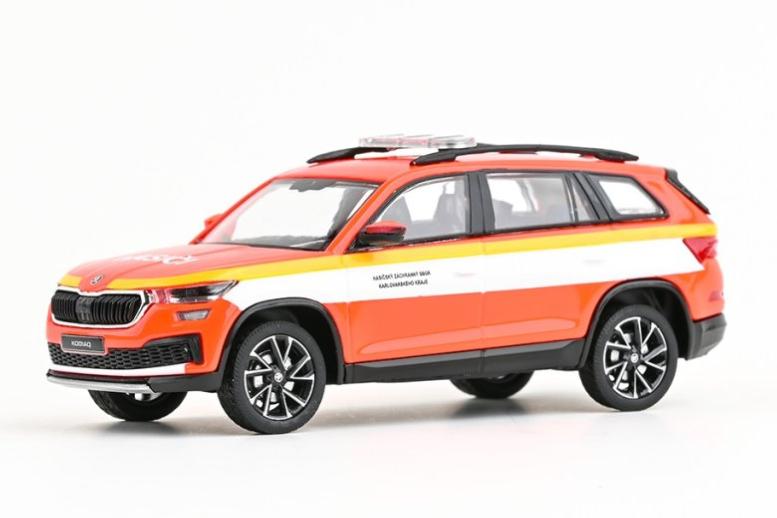 1:43 SKODA Kodiaq FL Fire Brigade Of Karlovy Vary Region (2021) - 041XL04