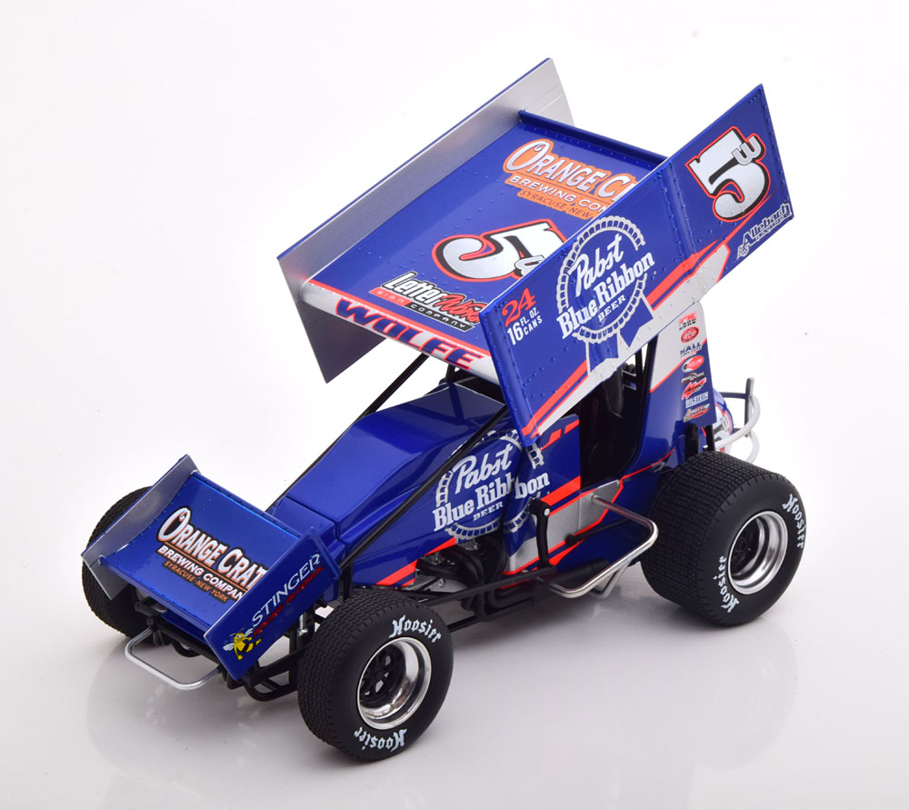 1:18 PABST Blue Ribbon Beer Sprint Car, Wolfe (2021) - A1809519
