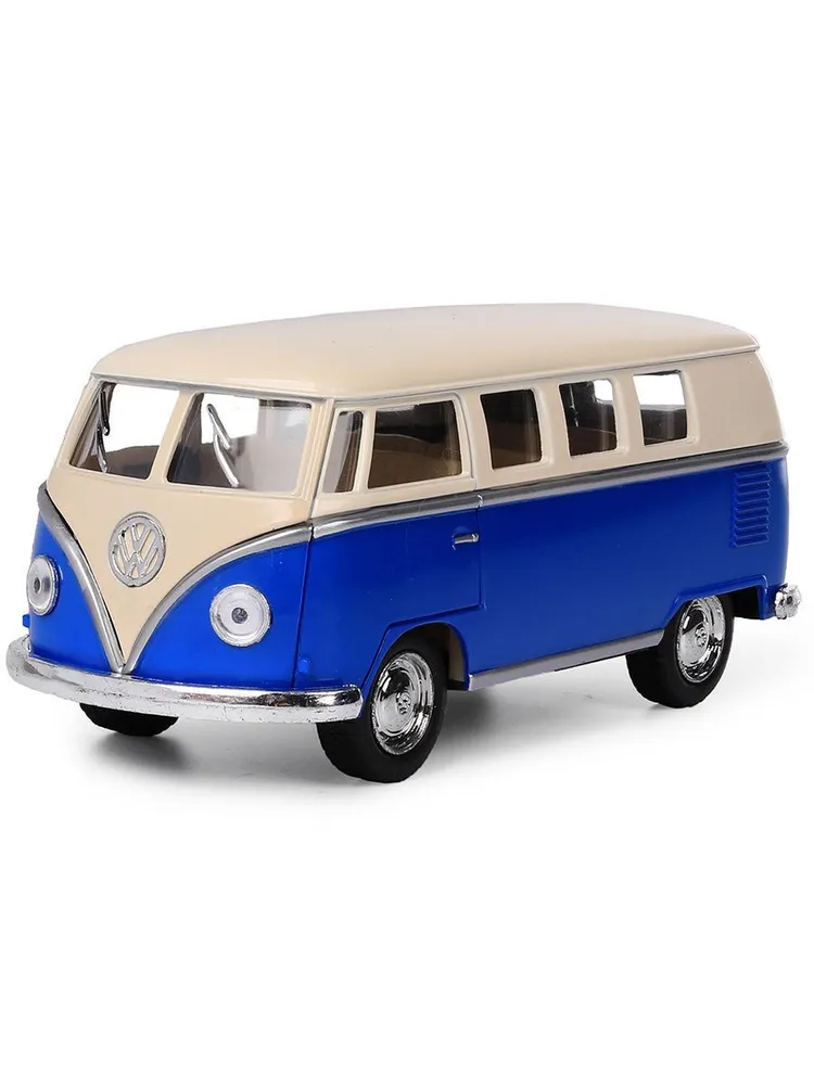 1:32 VOLKSWAGEN Classical bus (1962), синий - КТ5377/3