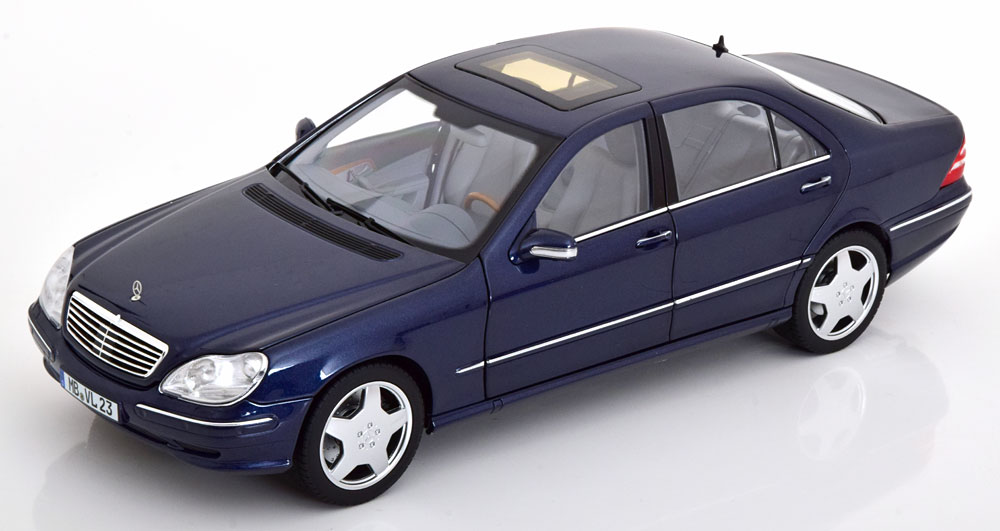 1:18 MERCEDES-BENZ S55 AMG (2000), blue metallic - 183817