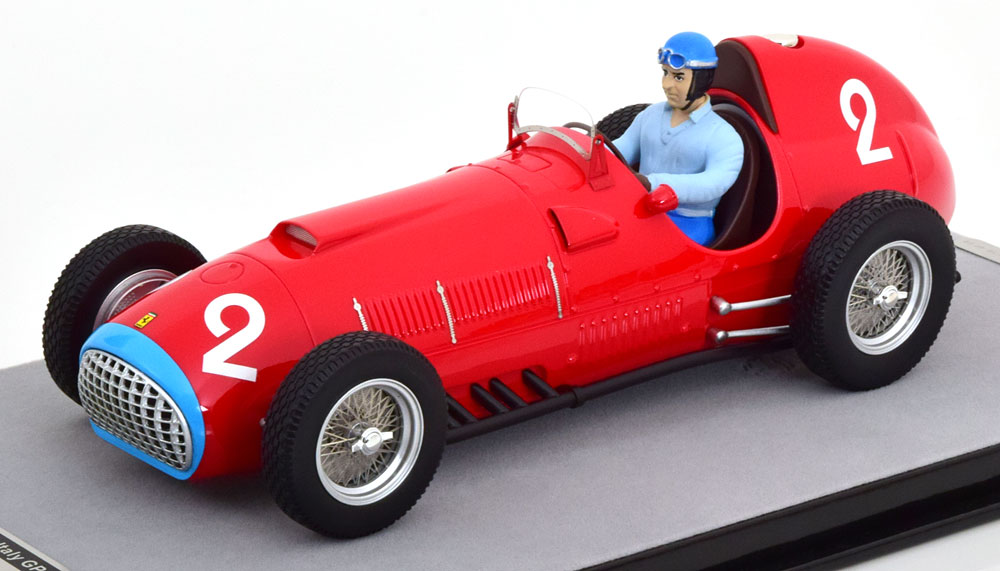 1:18 FERRARI F1 375 N 2 Winner Monza Gp Italy (with Pilot Figure) Alberto Ascari (1951), Red - TMD18-63A