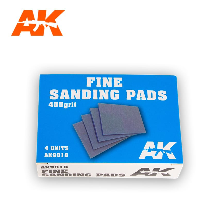 Fine Sanding Pads 400 grit. 4 units - AK-9018