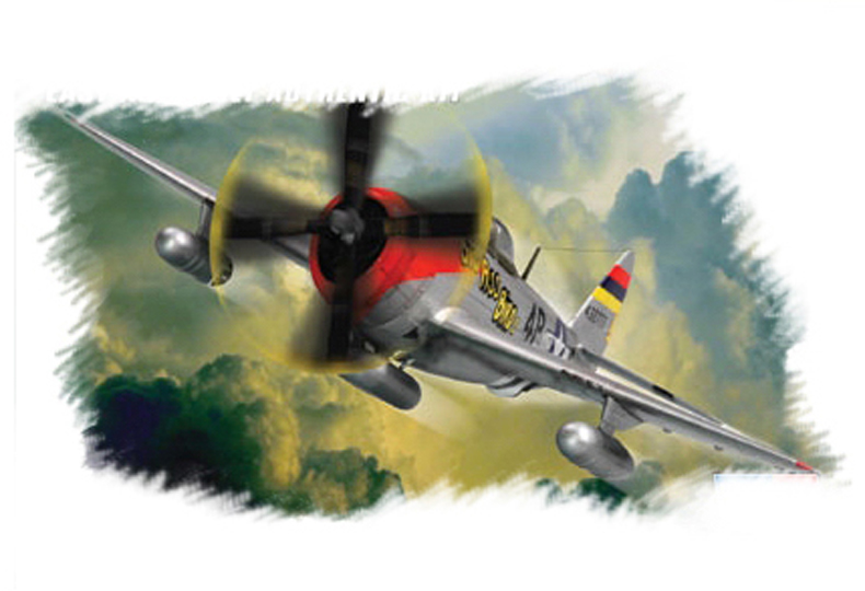 1:72 Сборная модель Самолет P-47D “Thunderbolt” - 80257