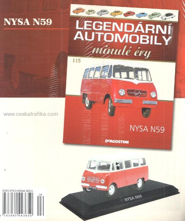 1:43 NYSA N59, Legendarni automobily minule ery 115 - LAME115