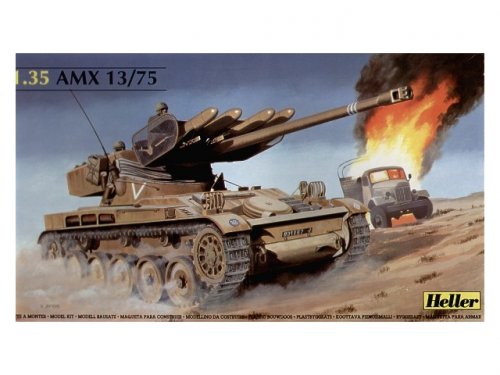 1:35 Сборная модель Танк  AMX 13/75 Lance SS11 - 81122