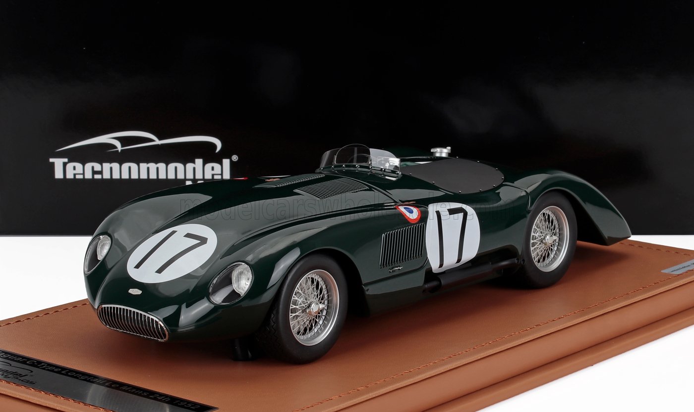 1:18 JAGUAR C-type 3.5l S6 Longtail Spider Team Jaguar Cars Ltd. №17 24h Le Mans (1952) Stirling Moss - Peter Walker, British Racing Green - TM18-303B