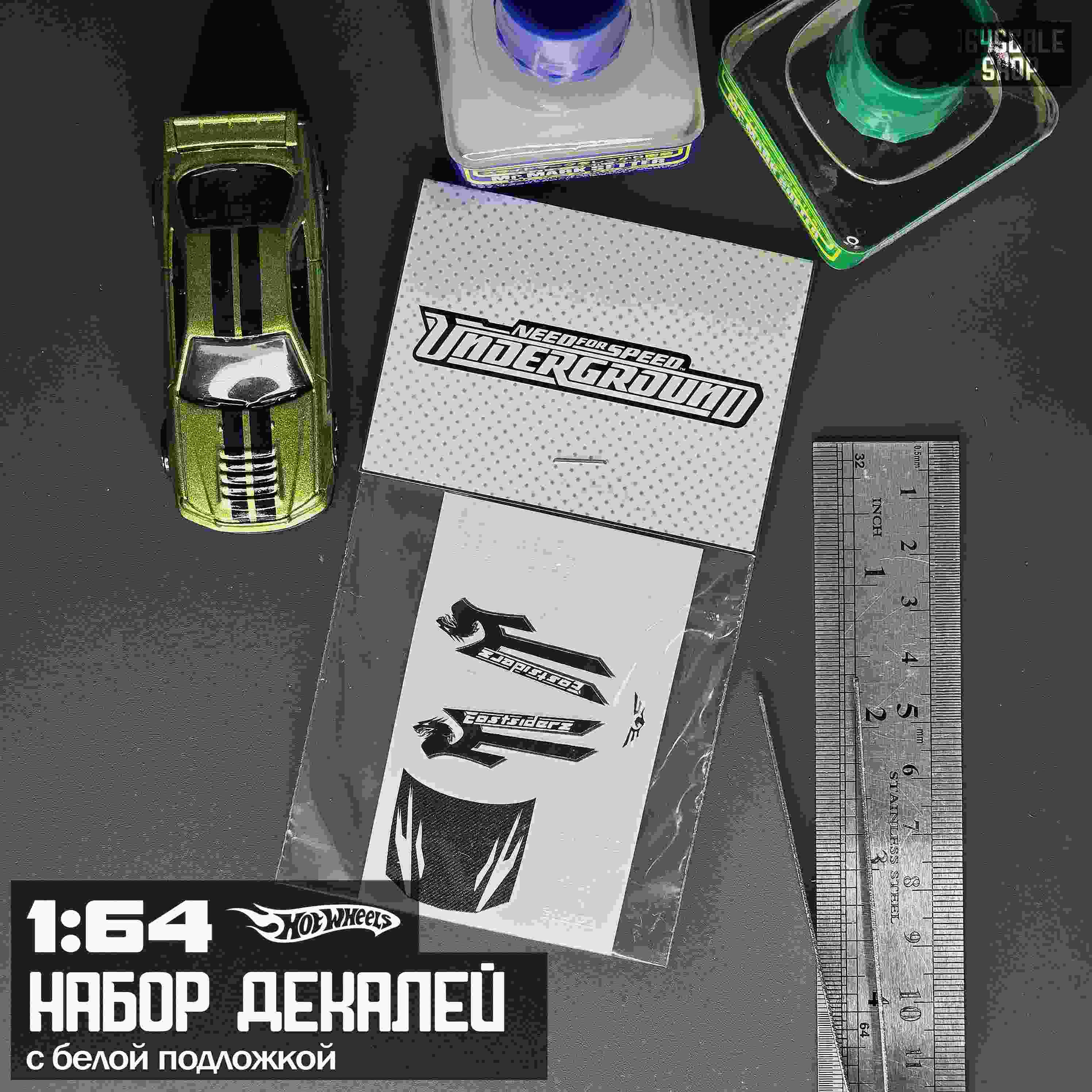 1:64 Декаль Need for Speed Underground 1 'Eddie's Skyline R34' - CSA001