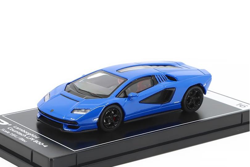 1:64 LAMBORGHINI Countach LPI 800-4 Hypercar League Collection, blue - S12-KTH16