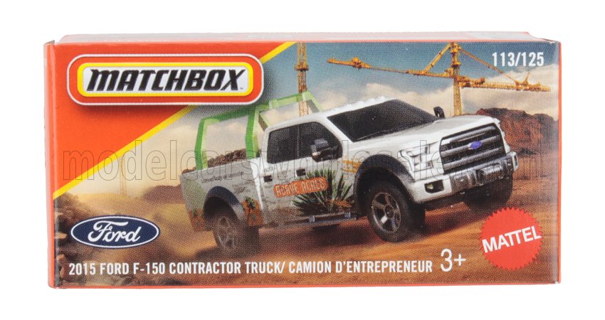 1:64 FORD F-150 Pick Up (2015), White - DNK70-975F-JBW05
