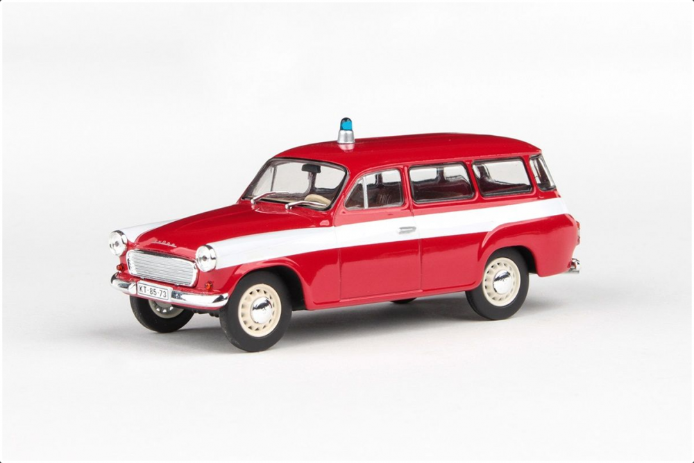 1:43 SKODA 1202 (1964) Pozarni Ochrana, red - 728XL1