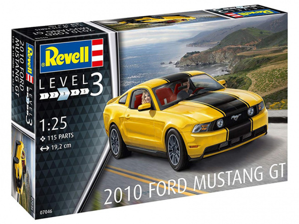 1:25 Сборная модель Автомобиль Ford Mustang GT (2010) - 07046