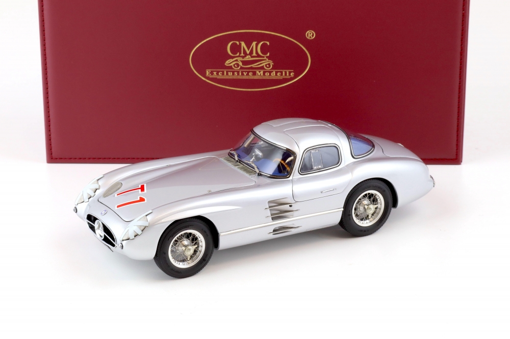 1:18 MERCEDES-BENZ 300 Slr Uhlenhaut Coupe N T1 Rac Tourist Trophy (1955), silver - M-245
