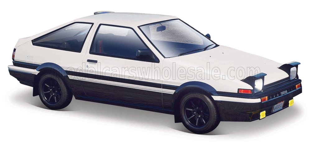 1:24 TOYOTA Sprinter Trueno (AE86), white/black - 32916W