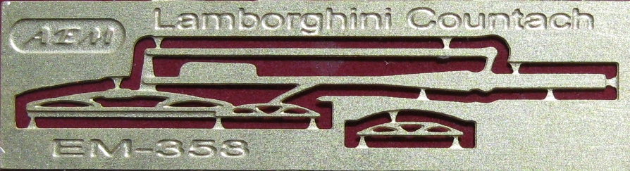 1:43 Фототравление Стеклоочиститель LAMBORGHINI Countach - EM-362