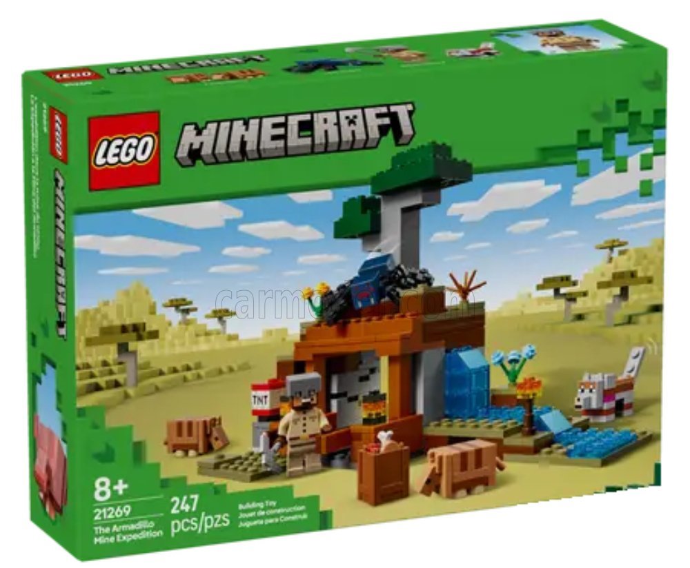Сборная модель Lego Minecraft - The Armadillo Mine Expedition - 247 штук - 21269