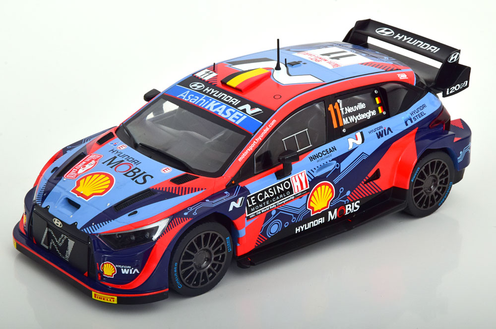 1:18 HYUNDAI i20 N Rally1 №11 Rally Monte Carlo, Neuville/Wydaeghe (2022) - 18RMC112