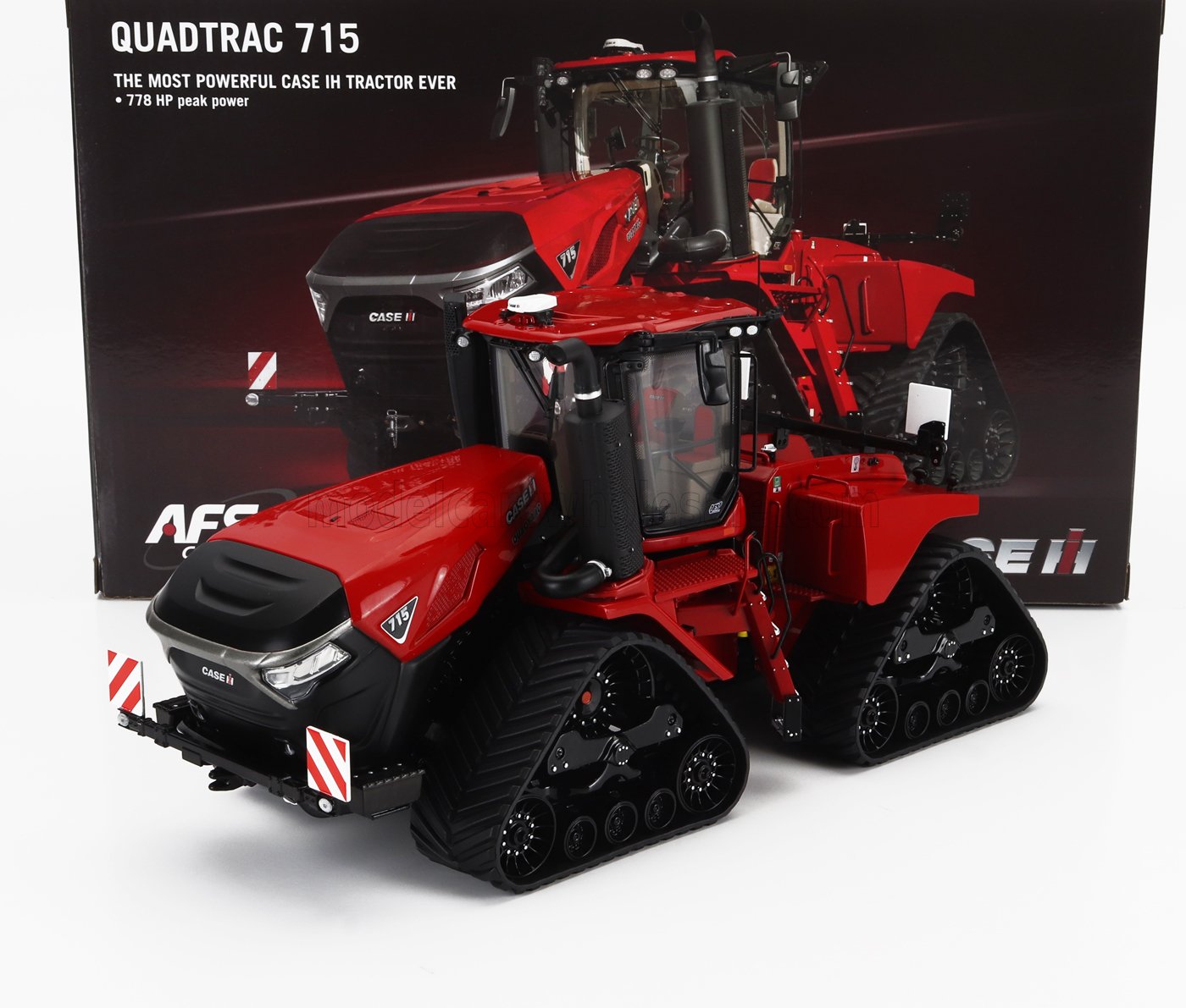 1:32 CASE-IH Quadtrac 715 Cingolato Tractor (2020), Red Black - UH6654