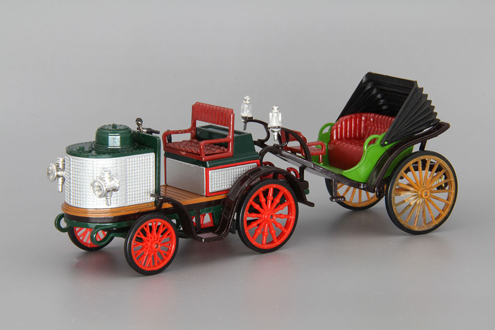 1:43 DE DION BOUTON 'Victoria' (1894), green / red - RIO30