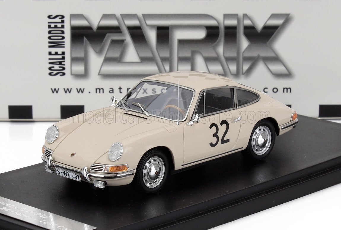 1:43 PORSCHE 911s Coupe №32 Test 24h Le Mans (1966), White - MXR41607-012