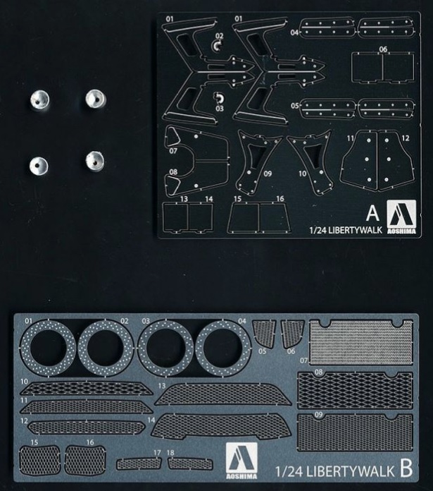 1:24 Фототравление LB Works R35 GT-R Detail Up Parts - 05678