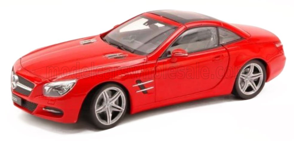 1:18 MERCEDES-BENZ SL-CLASS SL500 (R231) Spider Cabriolet Closed (2012), red - 18046H-RD
