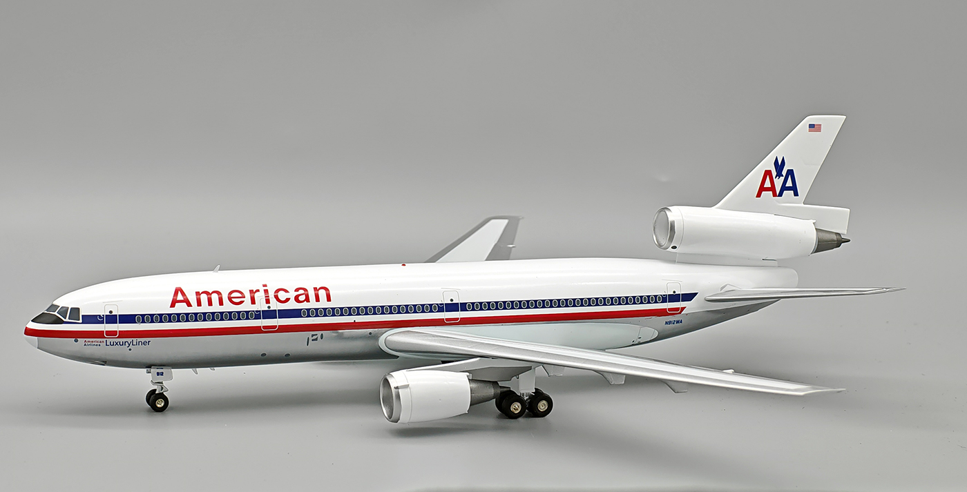 1:200 McDonnell Douglas DC-10: American Airlines (Reg #N912WA) 1:200 Diecast Model Plane - 4897033269346