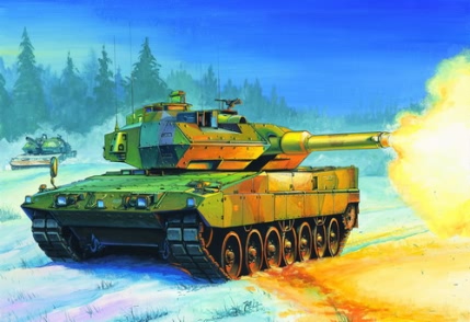 1:35 Сборная модель Swedish Strv.122 Tank - 82404
