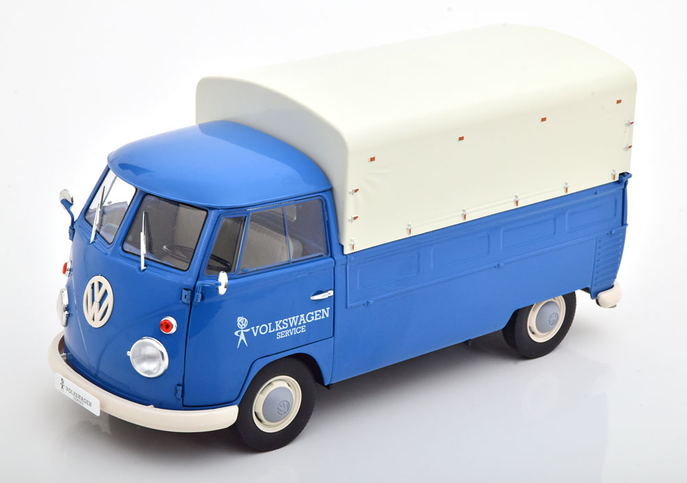 1:18 VOLKSWAGEN T1 Pritsche (1950), blue/white - S1806702