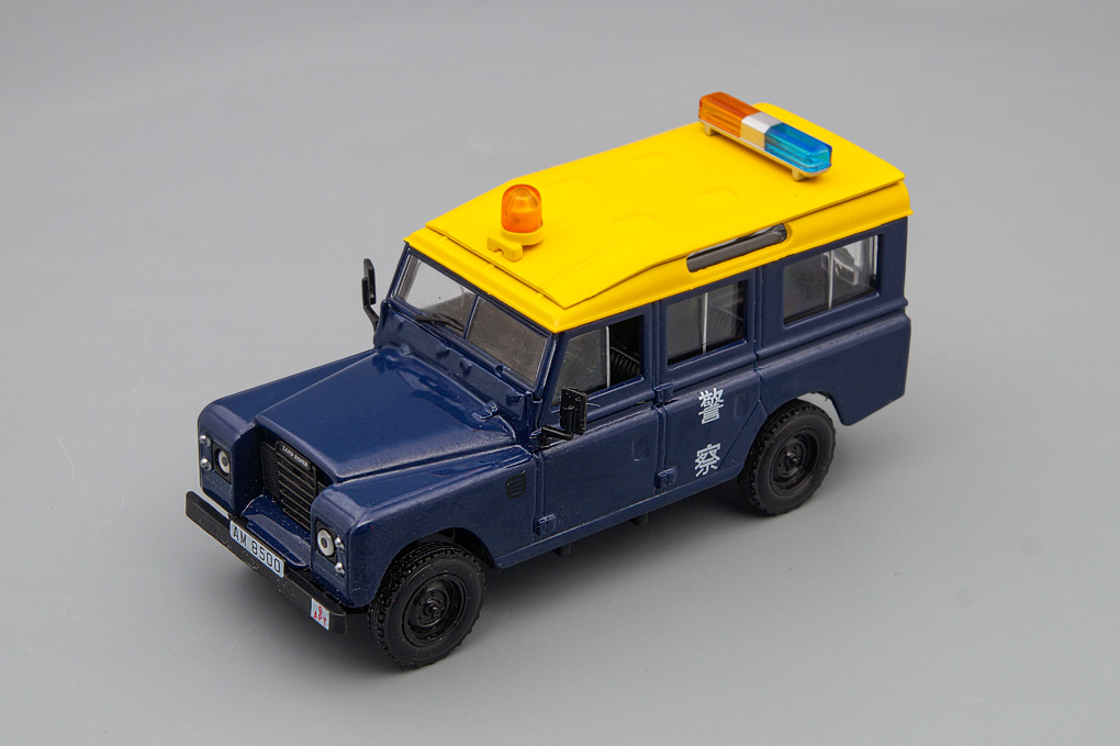 1:43 (Б/У) LAND ROVER 110 long, Полицейские Машины Мира 9, синий - PCW009-X2