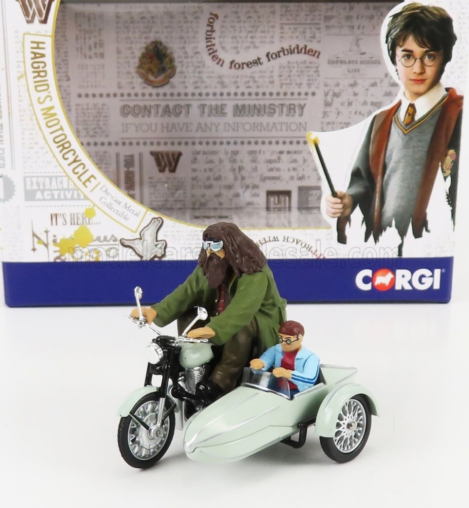 1:36 MOTORCYCLE Hagrid's Sidecar Harry Potter - Movie, Very Light Green - CC99727
