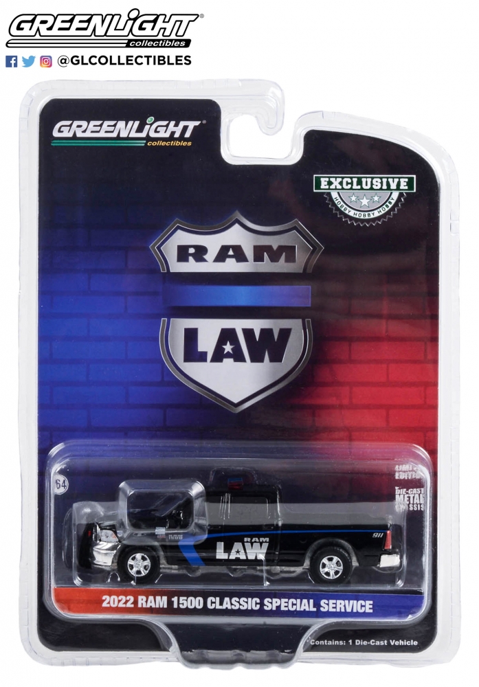 1:64 DODGE Ram 1500 Classic Special Service 'Ram Law' (2022) - 30411