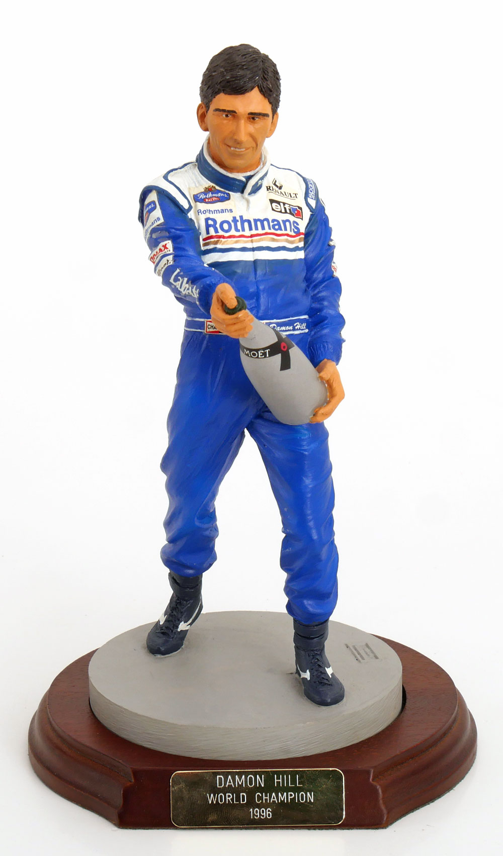 1:9 Фигурка Гонщика команды WILLIAMS Damon Hill (1996), blue/white - ENDMR032