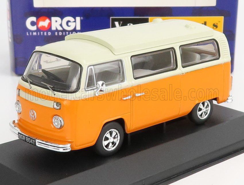 1:43 VOLKSWAGEN T1 Minibus Camper (1962), Yellow White - VA14600