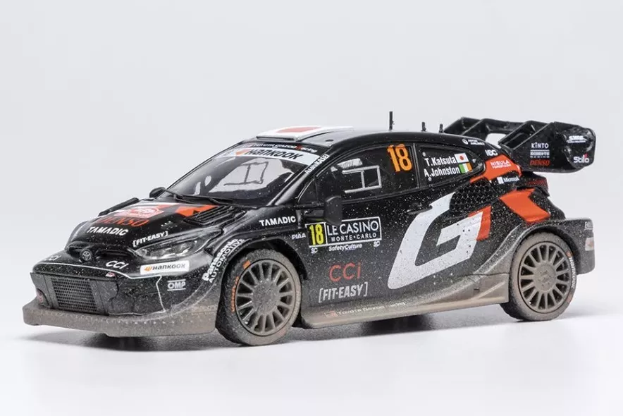 1:43 TOYOTA GR Yaris Rally1 №18 WRC Rally Monte Carlo Katsuta/Johnston (2025) - RAM972E