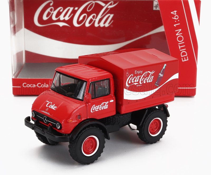 1:64 MERCEDES-BENZ Unimog U406 Truck Telonato Coca-cola (1966), Red White - COKE047