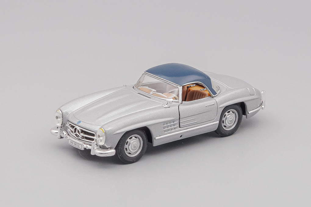 1:43 MERCEDES-BENZ 300SL Roadster, silver / blue - CRC082-1-X1