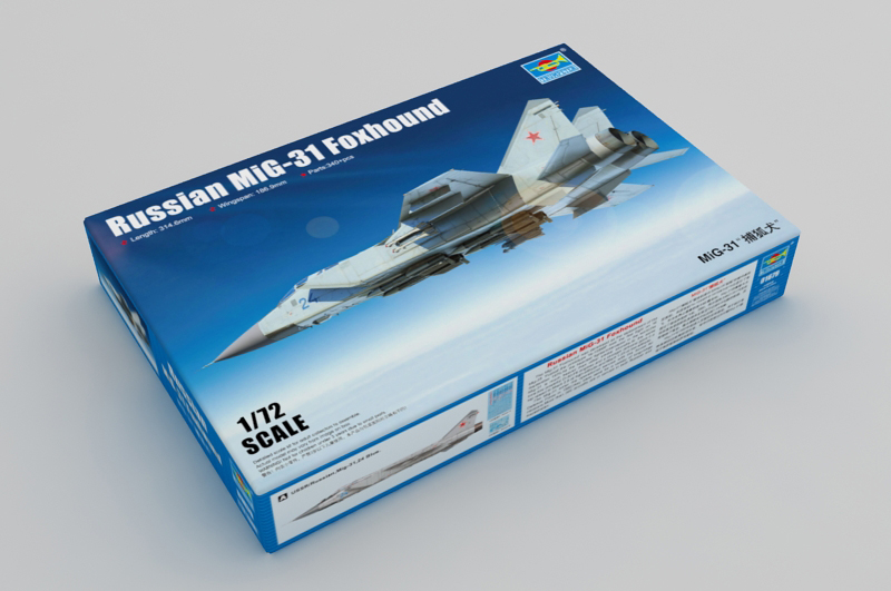 1:72 Сборная модель Советский истребитель-перехватчик МиГ-31 (Foxhound) - 01679