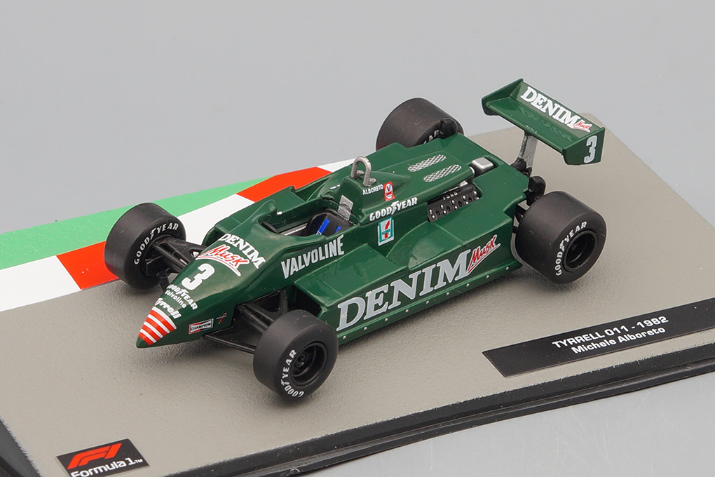 1:43 TYRRELL 011 Микеле Альборето (1982), Formula 1 Auto Collection 29 - F1029
