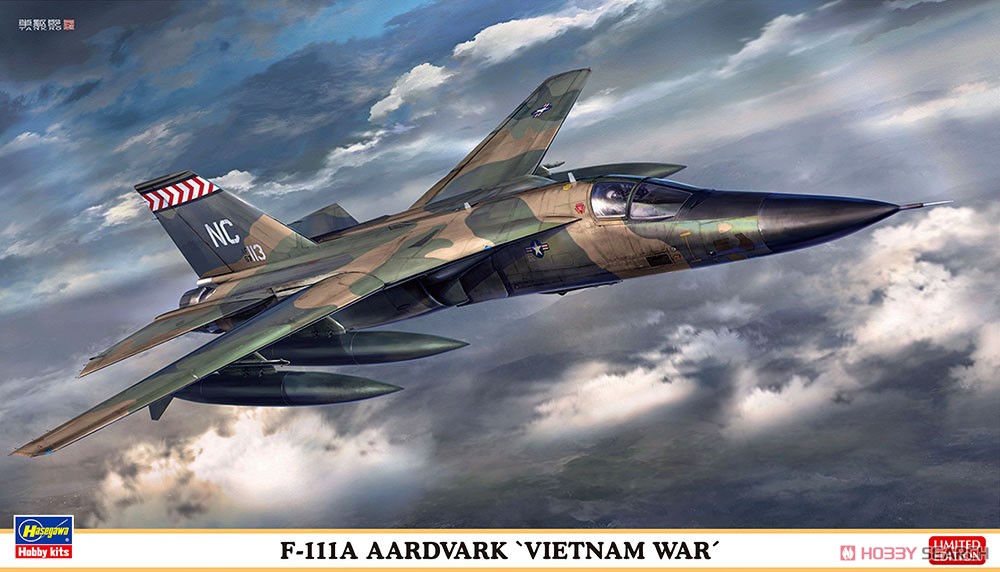 1:72 Сборная модель американский истребитель-бомбардировщик F-111A Aardvark “Война во Вьетнаме” (Limited Edition) - 02441