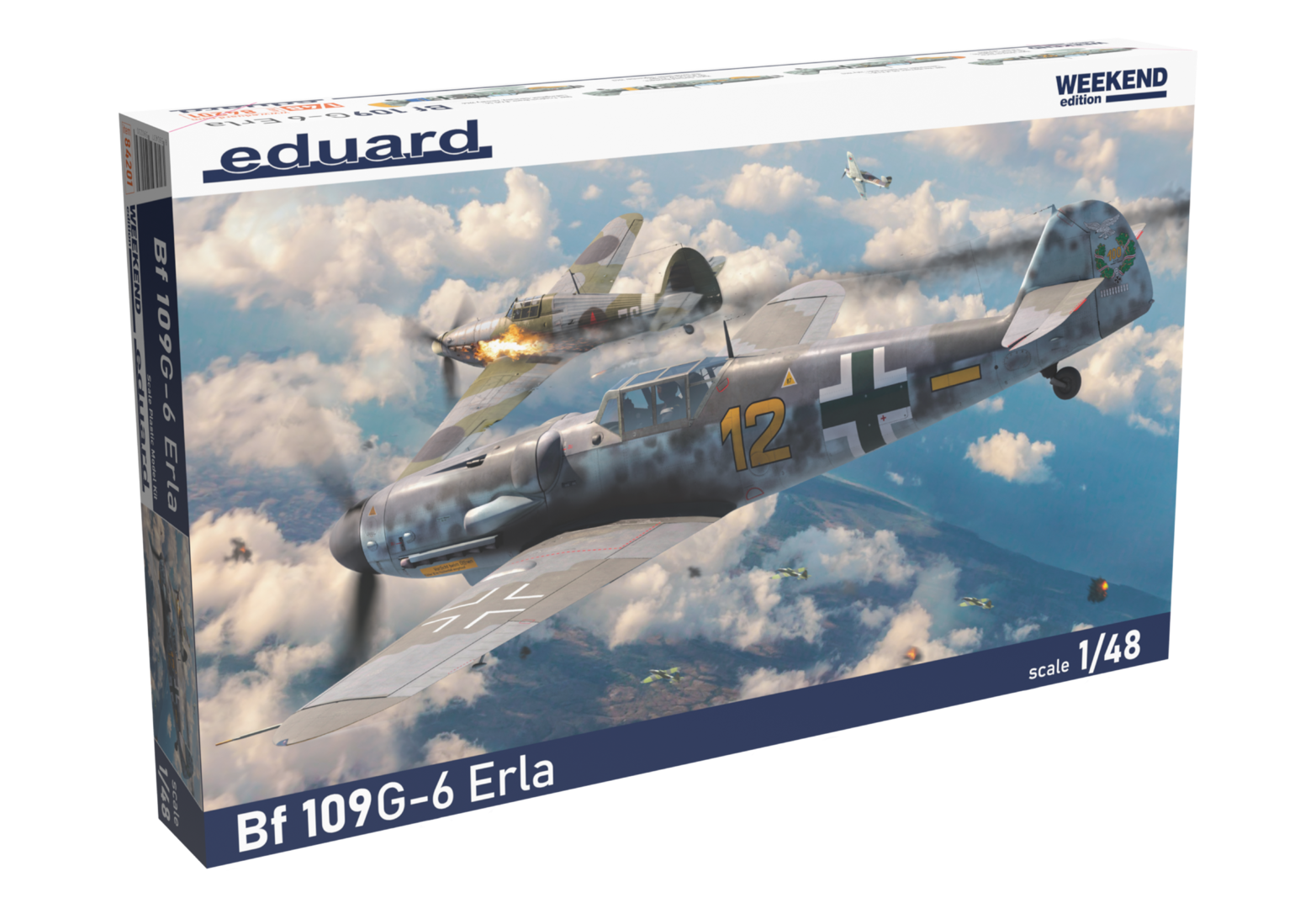 1:48 Сборная модель Bf 109G-6 Erla - The Weekend Edition - 84201