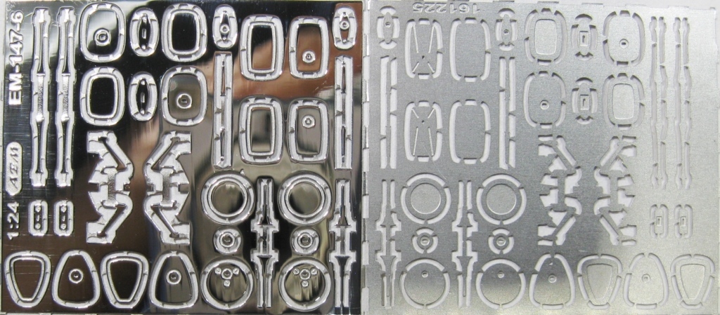 1:24 Фототравление зеркала Горький, Волжский, Москвич - EM-147-6