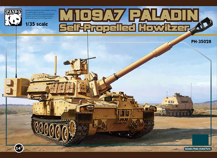 1:35 Сборная модель M-109A7 'Paladin' - PH35028